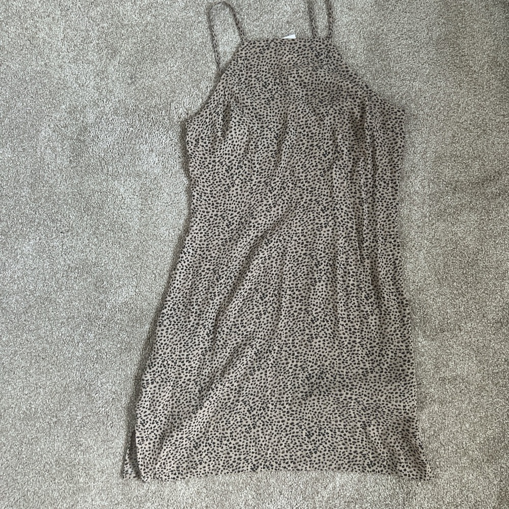 Abercrombie leopard print mini dress